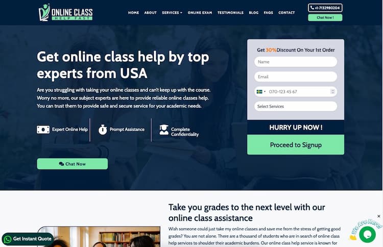 OnlineClassHelpFast.com review